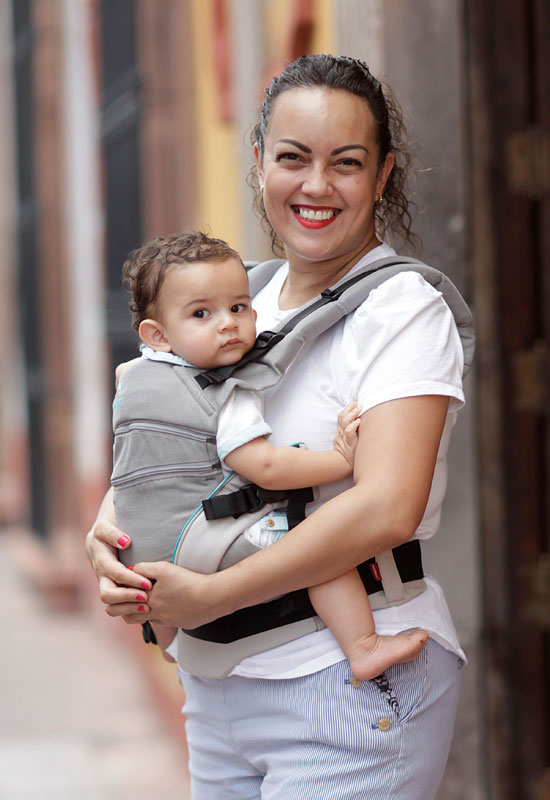 Manduca XT Babytrage grey ocean life