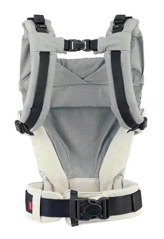 Manduca XT Babytrage grey ocean back