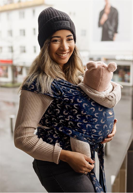 Manduca Sling Tragetuch Rainbow Night live