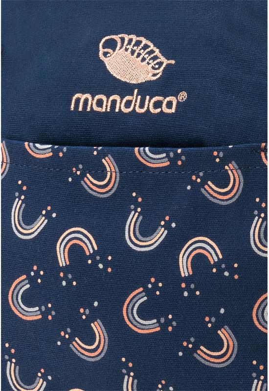 Manduca Doll Carrier Puppentrage Rainbow Night detail