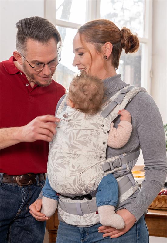 Manduca First Limited Edition Babytrage Botanic vanilla family