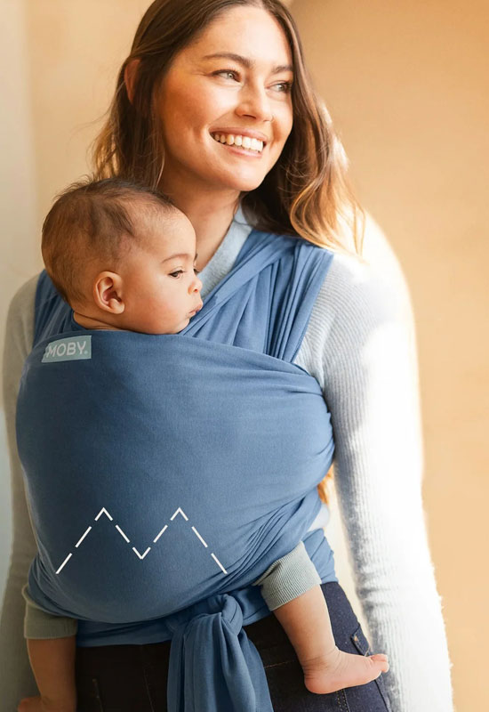 So eine Freude im neuen Moby Classic Ocean Tragetuch