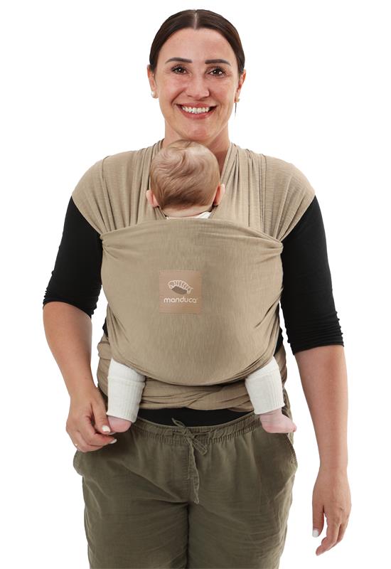 Manduca Sling Tragetuch Nougat fron carrier