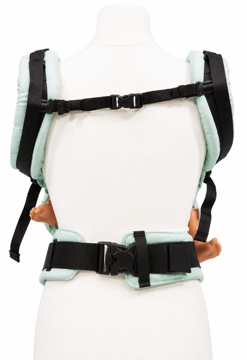 Manduca First Pure Cotton Babytrage  mint logo
