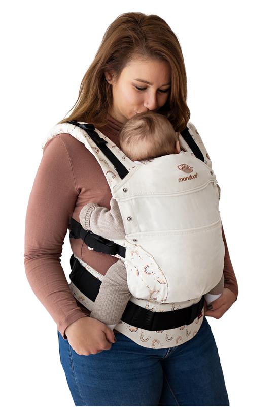 Manduca First Limited Edition Babytrage Rainbow day hip