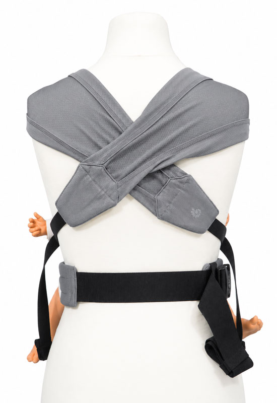 Ergobaby Embrace Soft Air Mesh Washed black back