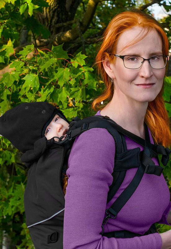 MaM Deluxe Flex Cover black back carrier