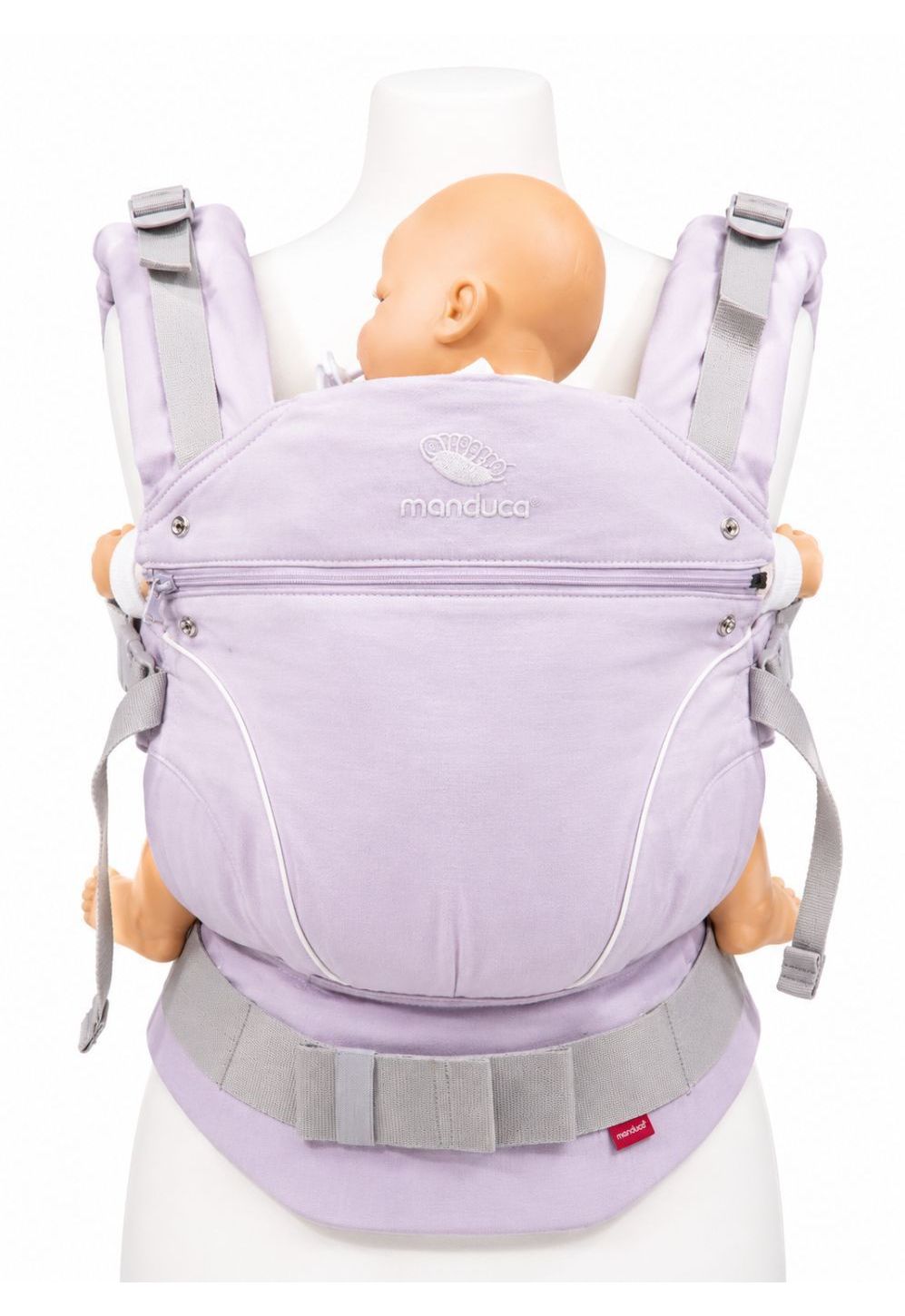 Manduca First Monochrome Babytrage lavender hip