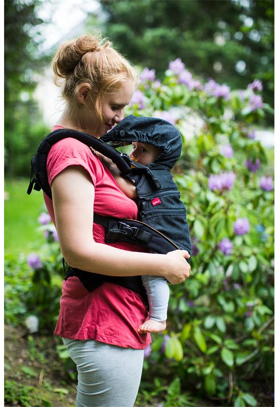 Manduca XT Babytrage denimblack toffee nature