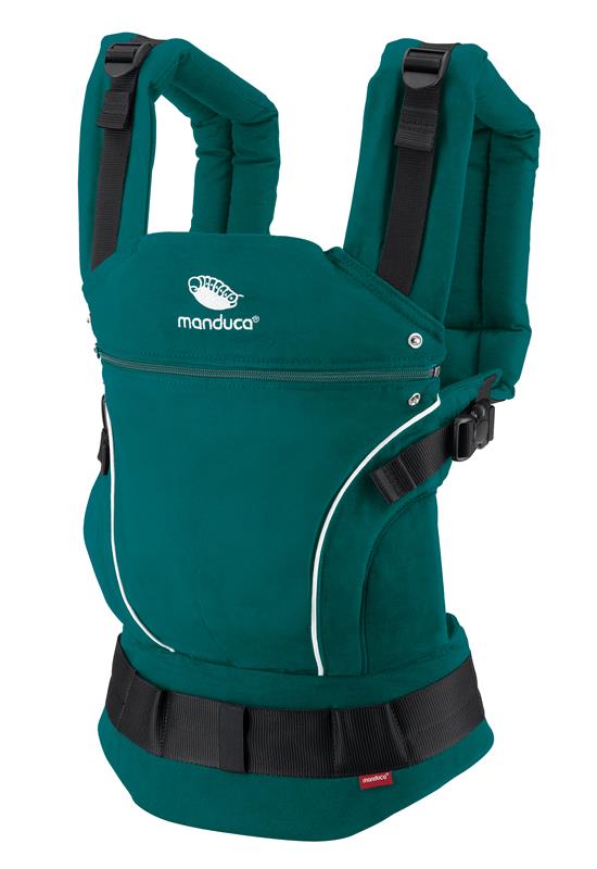 Manduca First Pure Cotton Babytrage teal