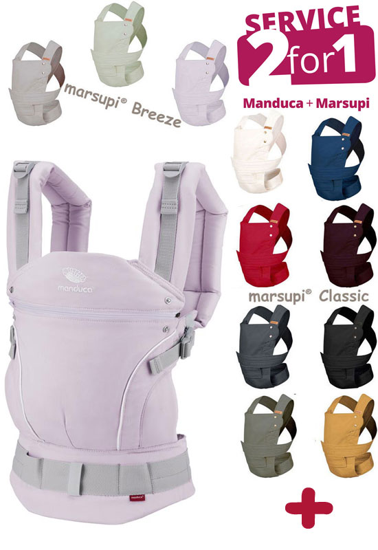 Service 2for1 Marupi und Manduca First lavender