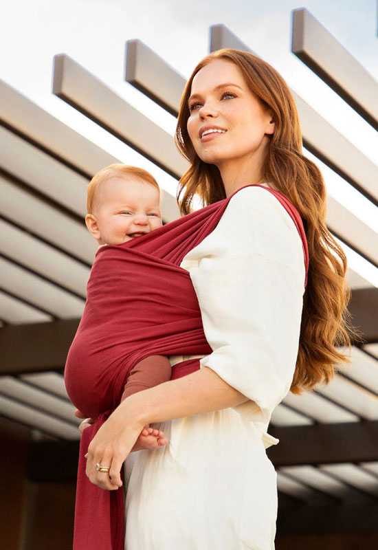 Test des Moby Classiv Wrap Ruby auf Alltagstauglichkeit