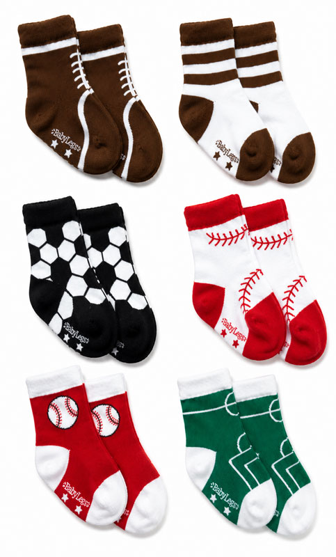 BabyLegs BabySocks Gift Set  Sports Fan all