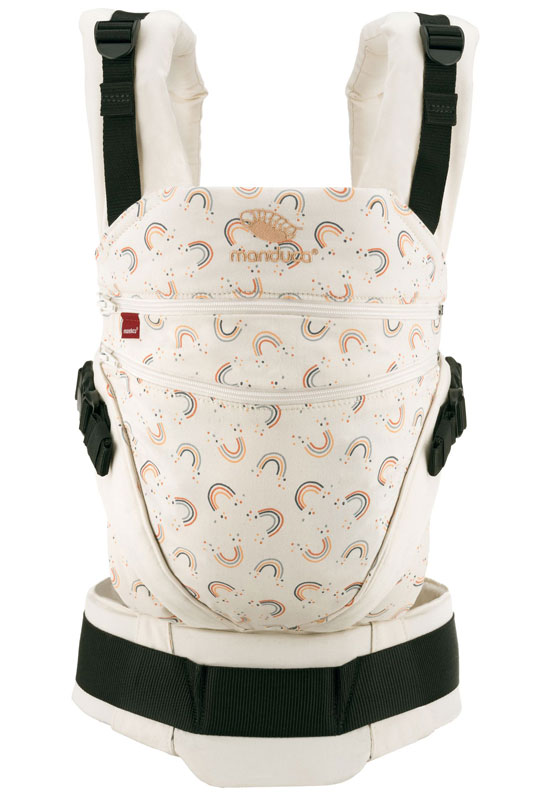 Manduca XT Babytrage Limited Edition Rainbow day front