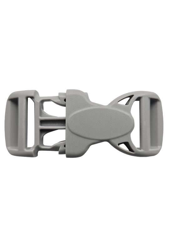 Manduca Schultergurt Schnalle grey offen