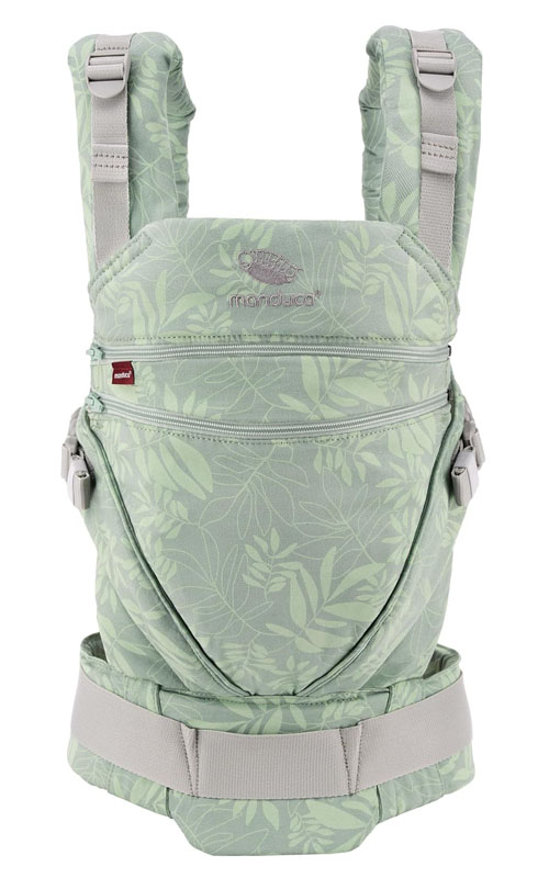 Manduca XT Babytrage Limited Edition Botanic green front