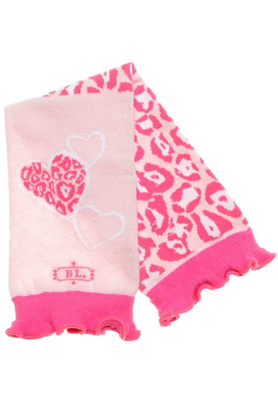 BabyLegs I heart Leopard