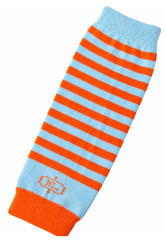 BabyLegs Newborn Lil Orange Aqua