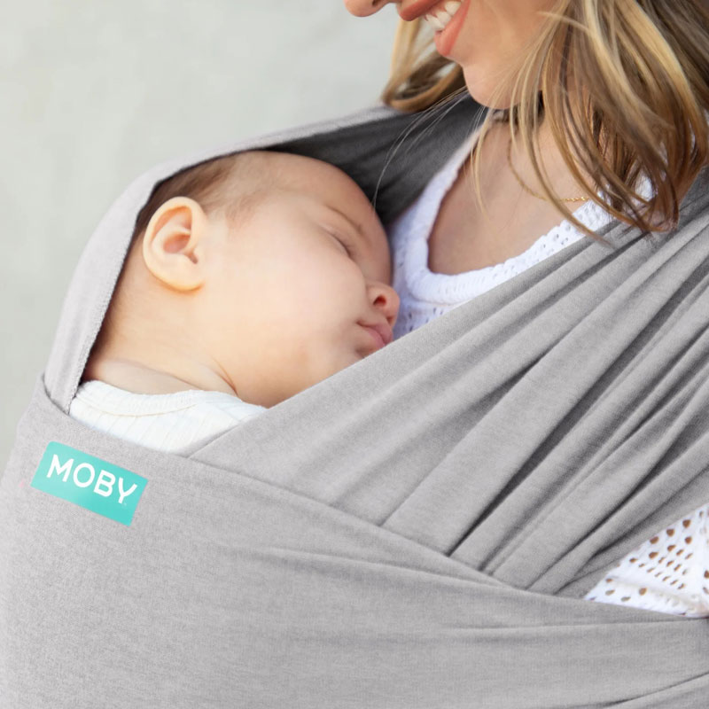 Moby Wrap Classic gray baby