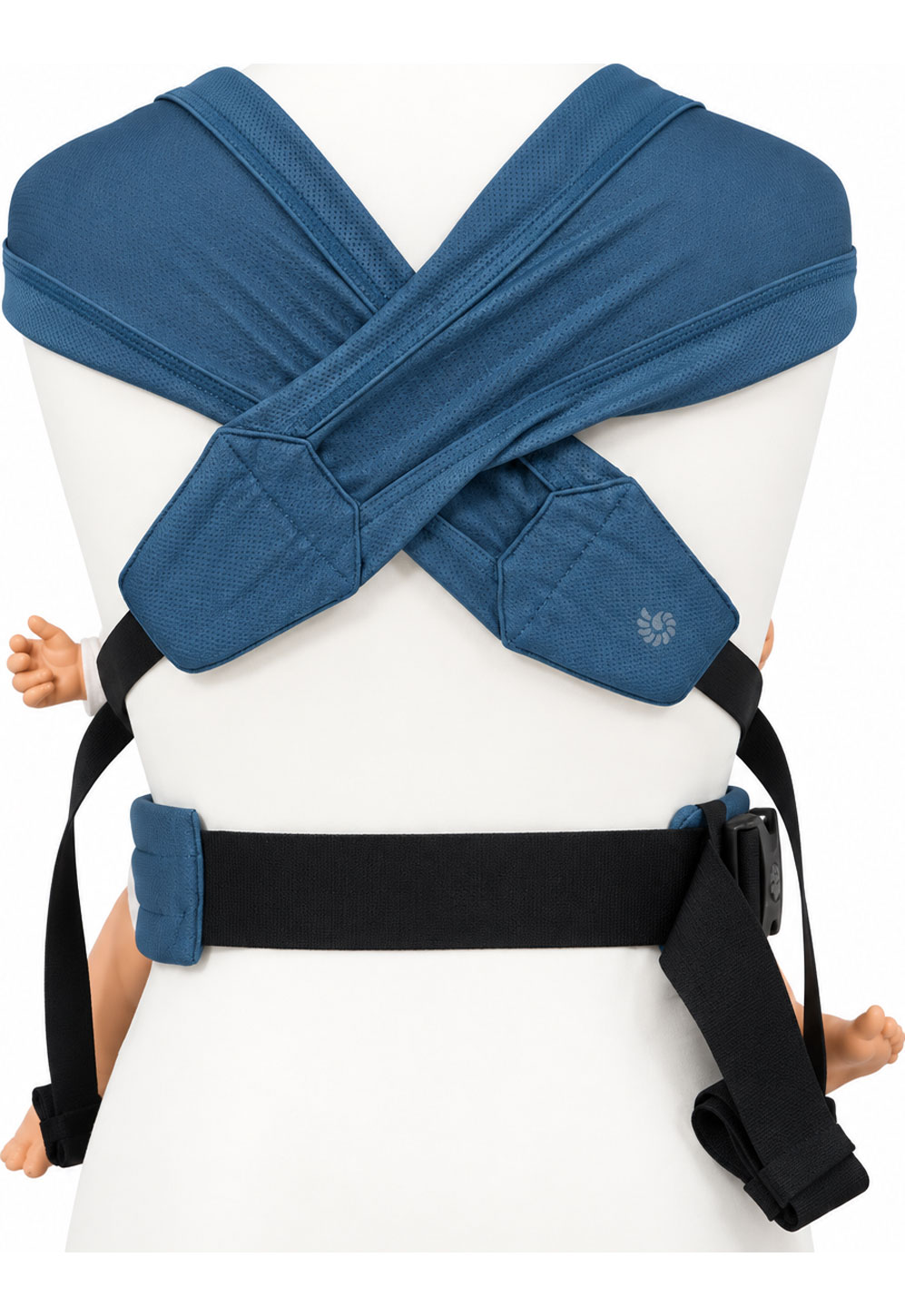 Ergobaby Embrace Soft Air mesh blue von hinten