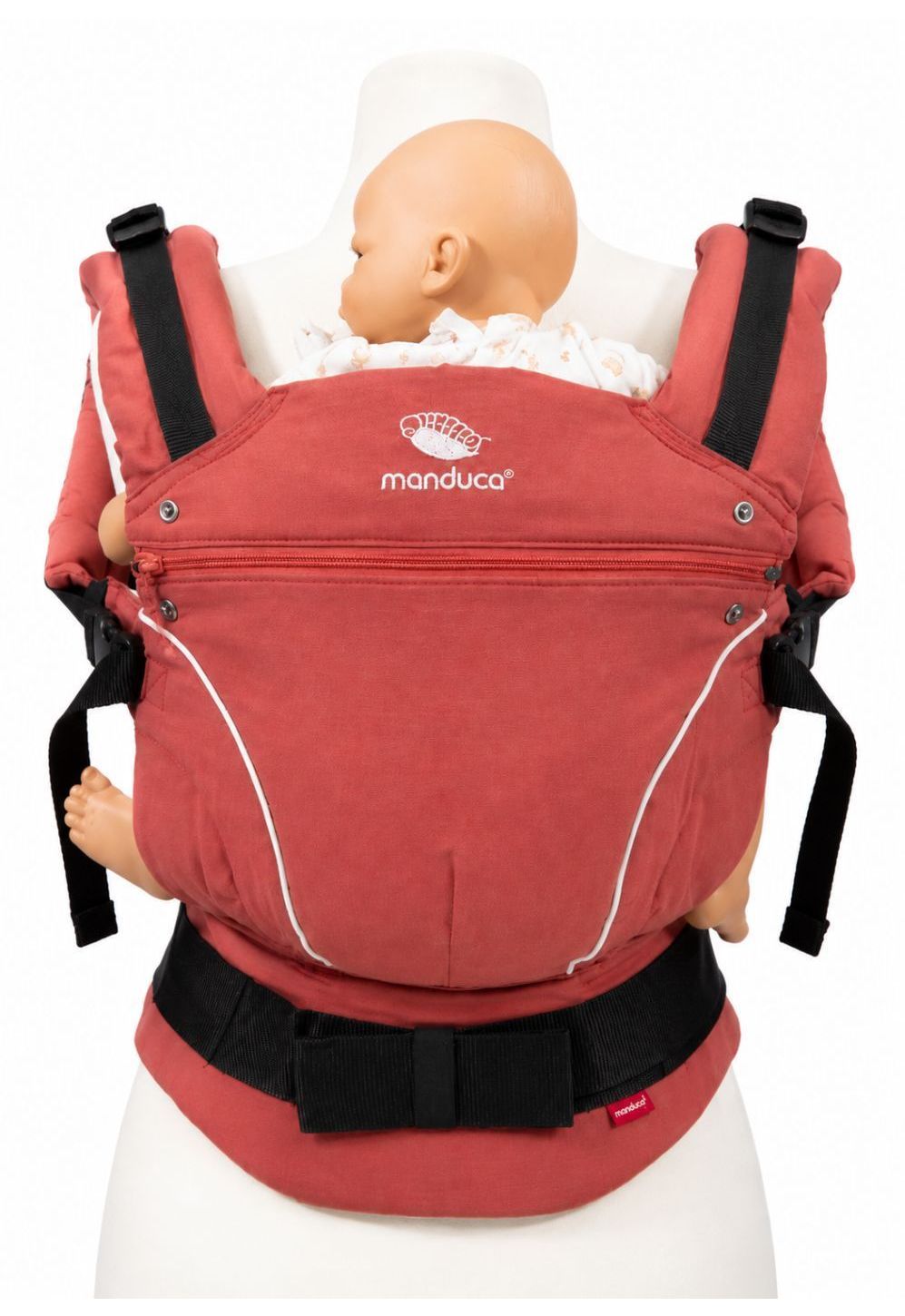 Manduca First Pure Cotton Babytrage rouge