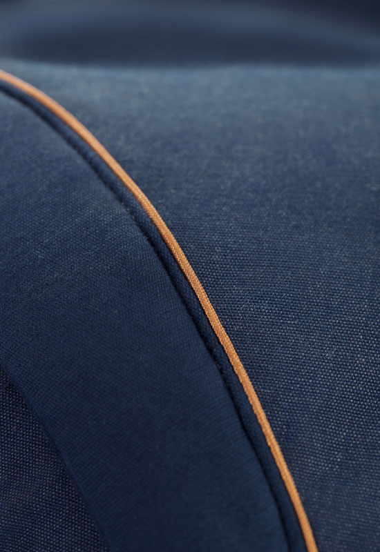 Manduca XT denimblue toffee detil