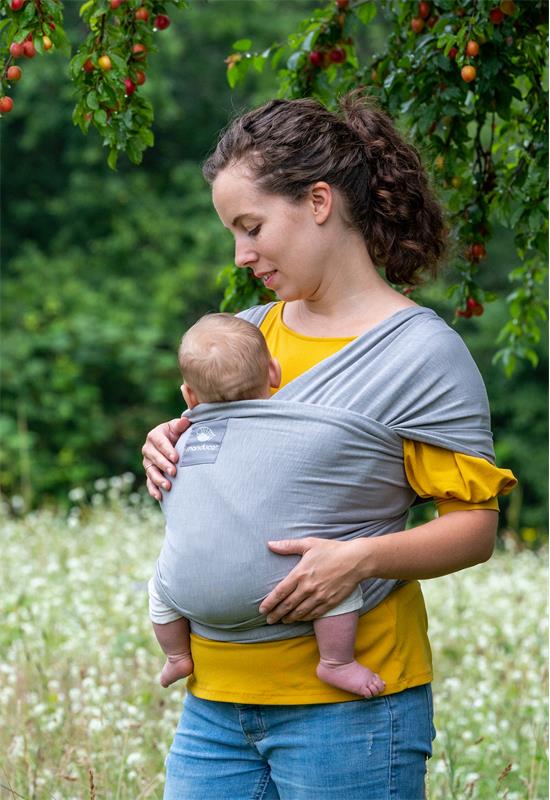 Manduca Sling Tragetuch lightgrey live