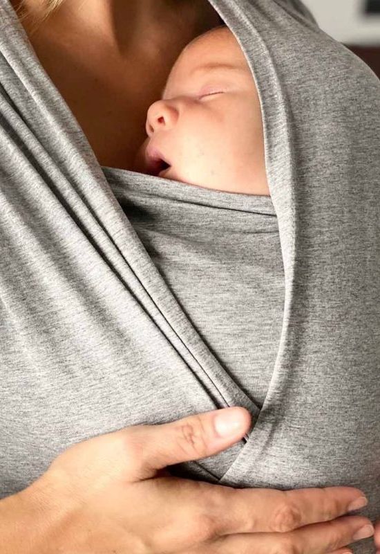 Quokkababy Trage T-Shirt grey detail