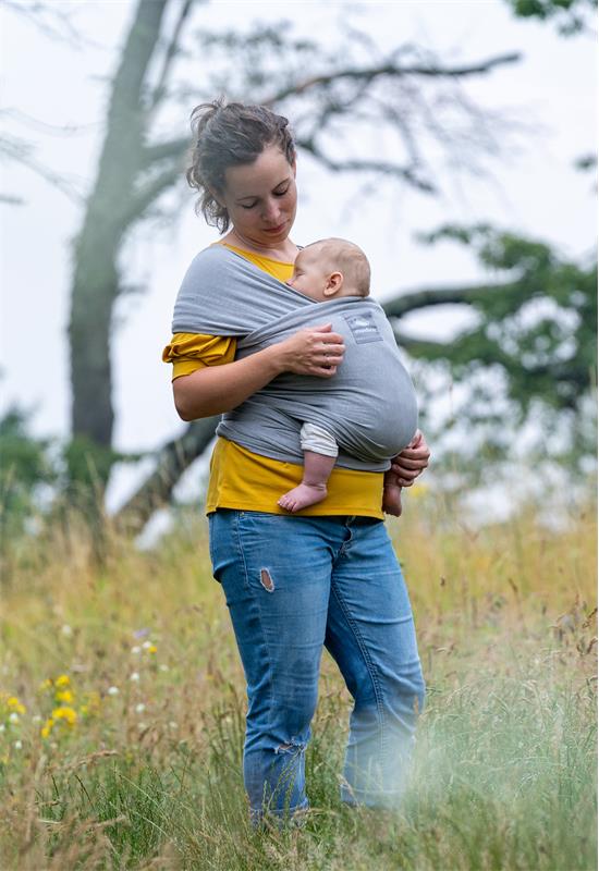 Manduca Sling Tragetuch lightgrey live