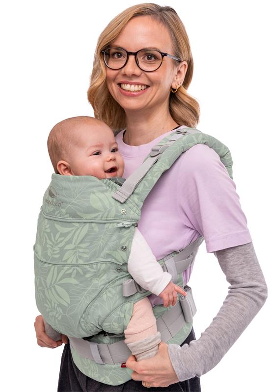 Manduca First Limited Edition Babytrage Botanic green hip