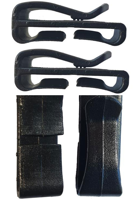 Manduca First und XT Schultergurt Clips black