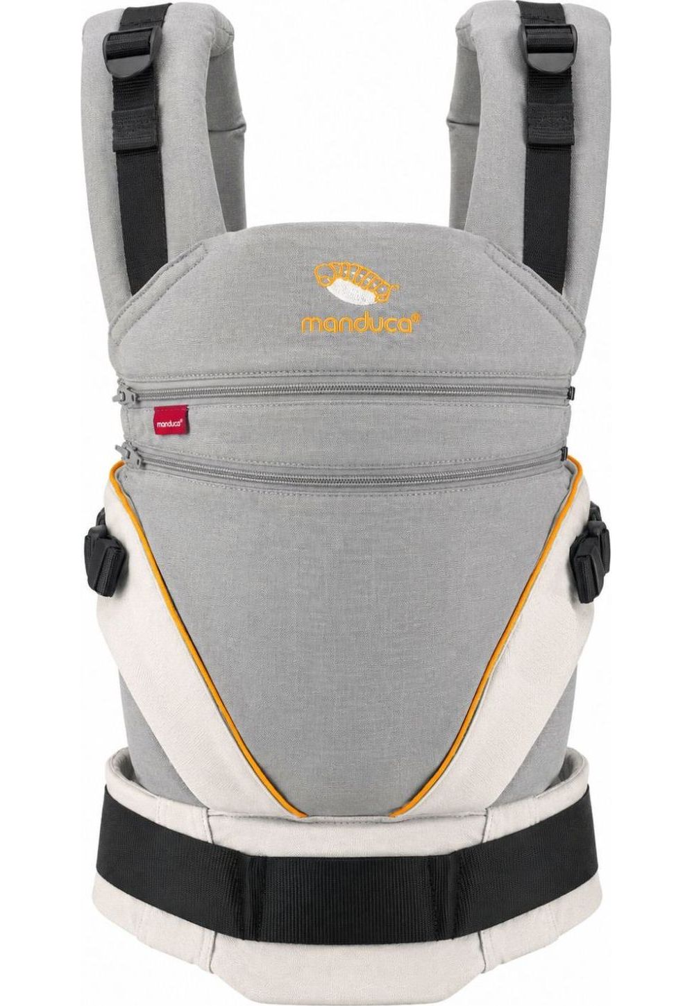 Manduca XT Cotton - grey-orange