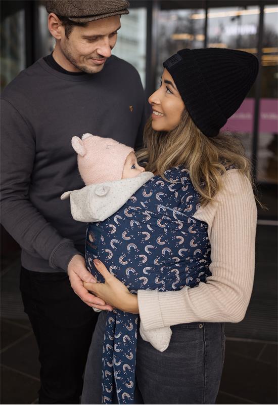 Manduca Sling Tragetuch Rainbow Night live