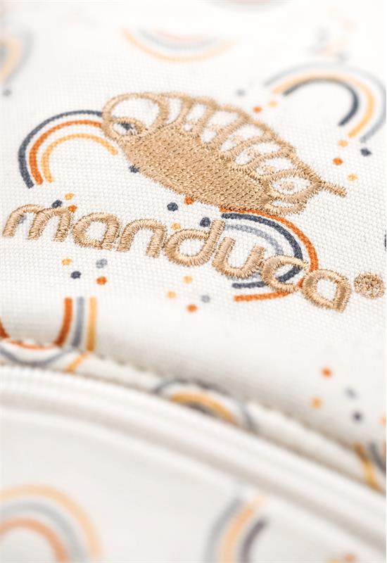 Manduca XT Babytrage Limited Edition Rainbow day logo