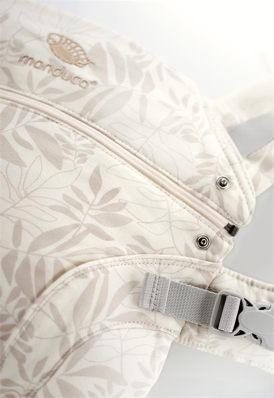 Manduca First Limited Edition Babytrage Botanic vanilla buckle