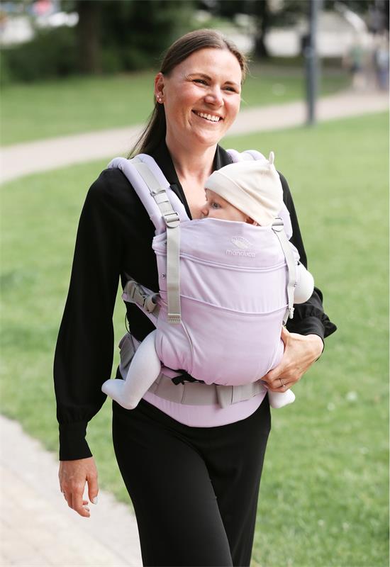 Manduca First Monochrome Babytrage lavender nature